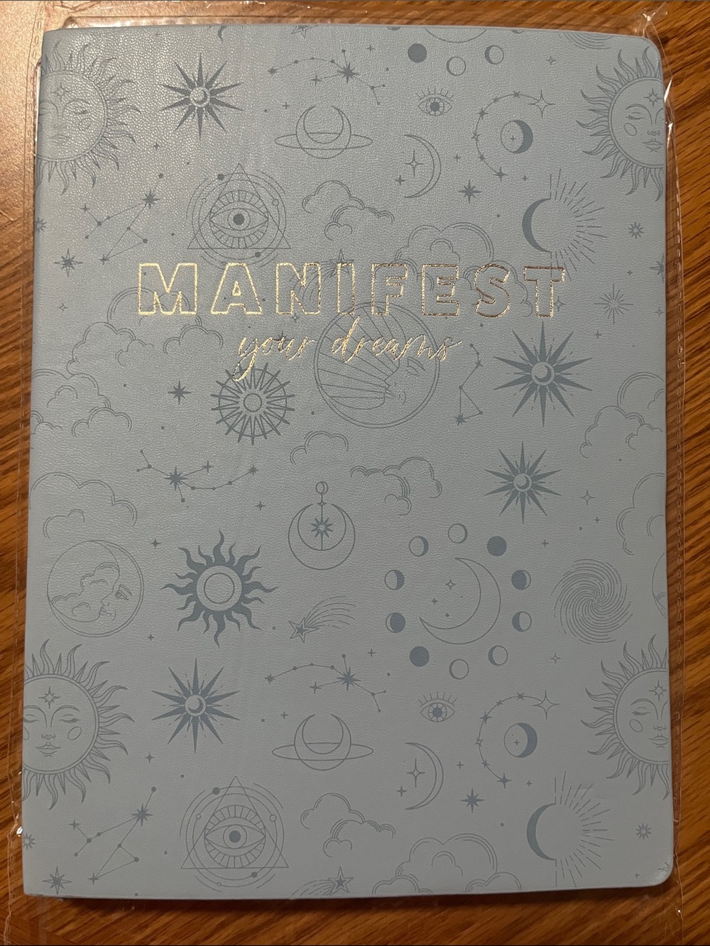 Graphique De France Manifest Your Dreams Light Blue & Gold Journal